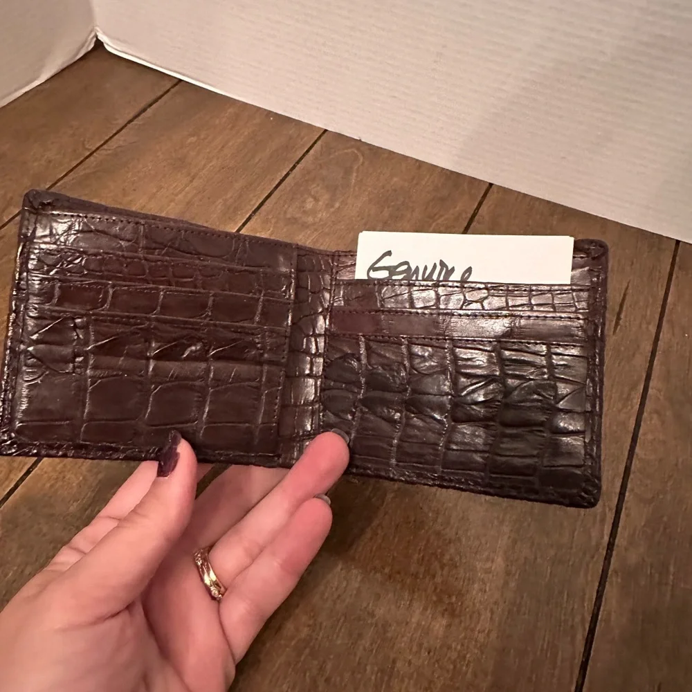 Crocodile Skin Wallet